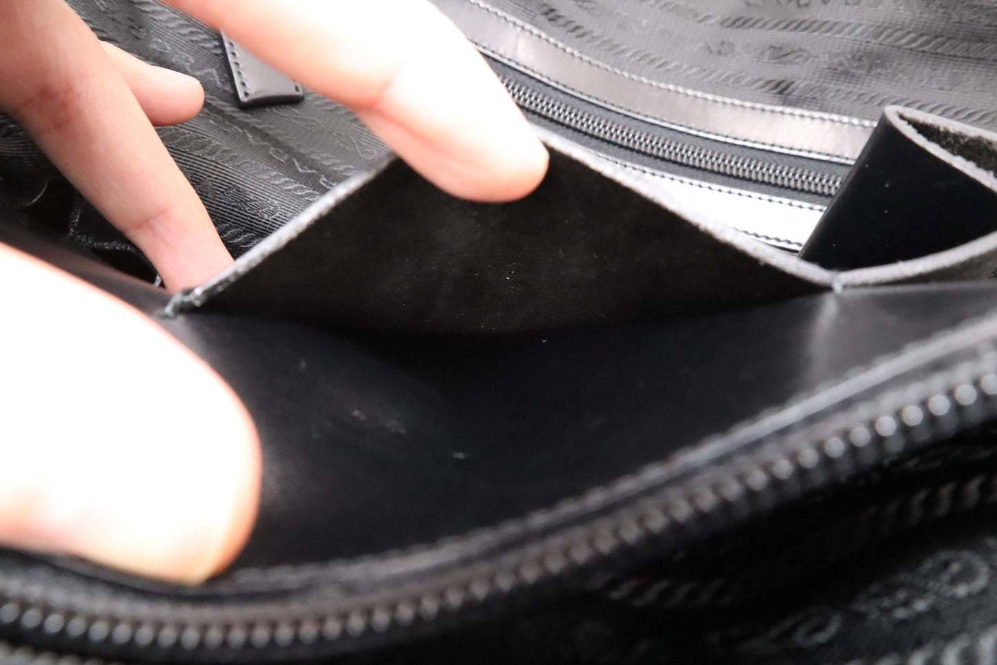 Prada Business Bag in Black Nylon