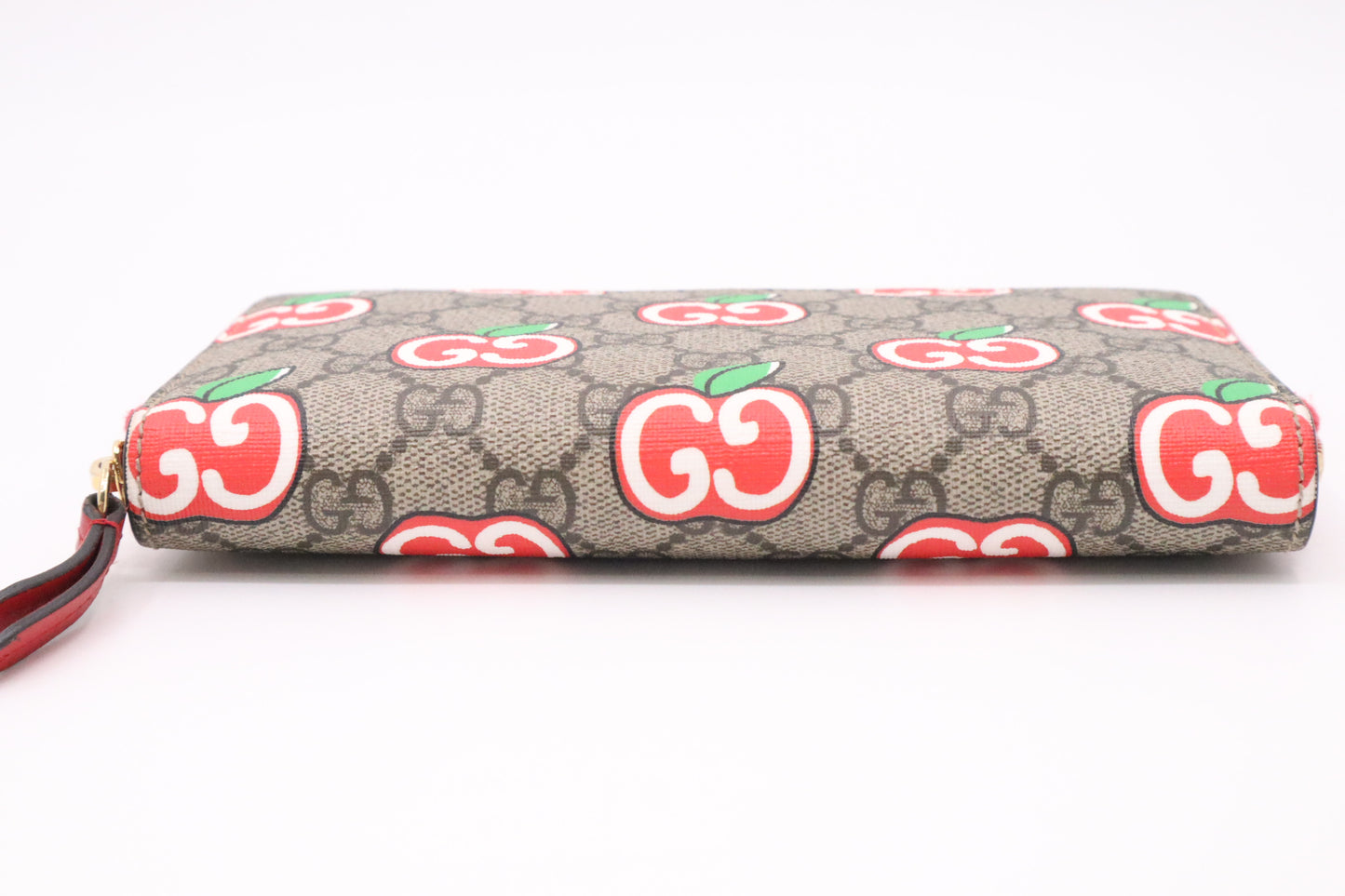 Gucci Long Wallet in GG Supreme Apples Canvas