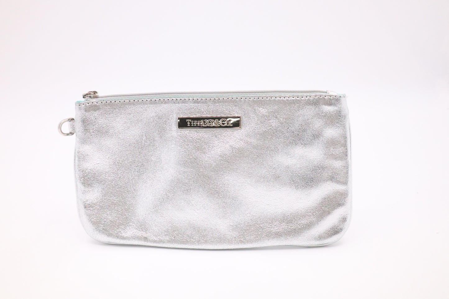 Tiffany & Co. Small Tote in Silver & Blue Leather