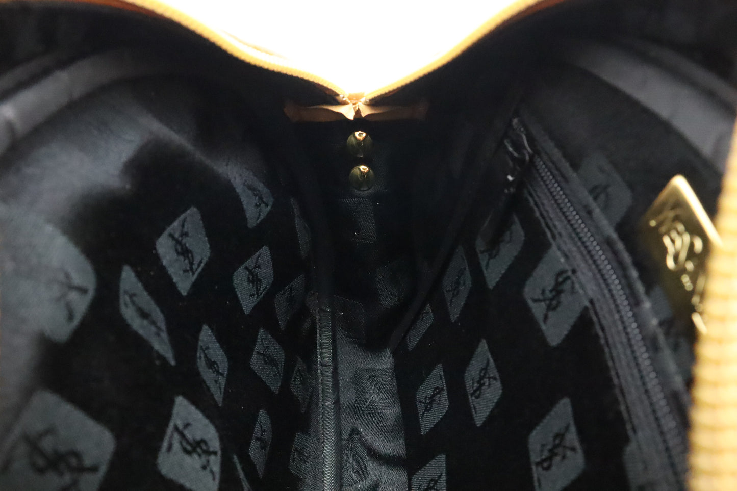 YSL Saint Laurent Shoulder Bag in Black Canvas