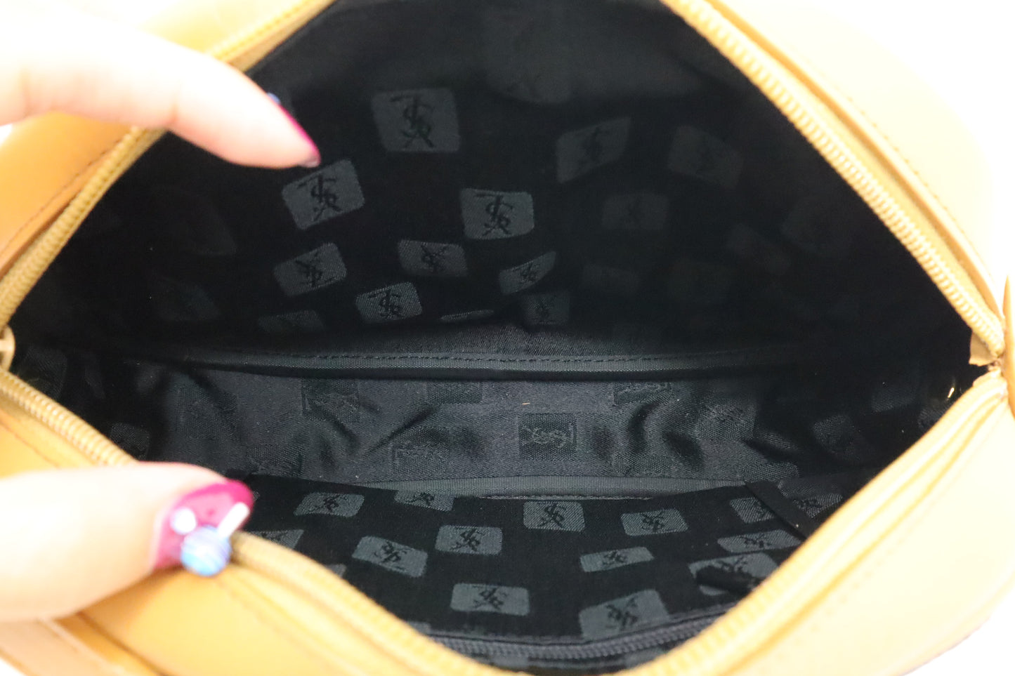 YSL Saint Laurent Shoulder Bag in Black Canvas