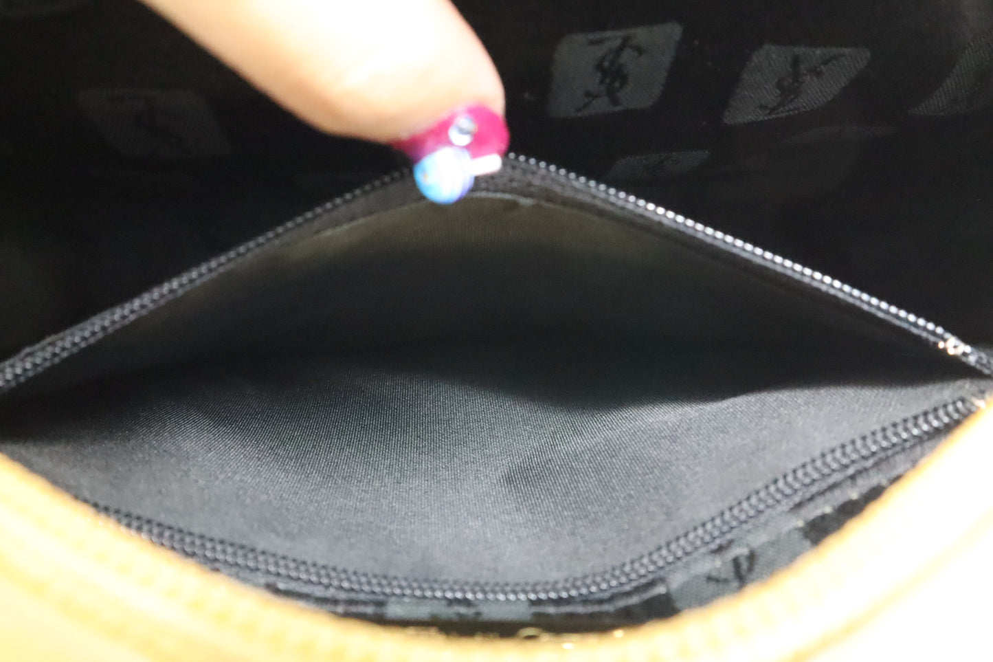 YSL Saint Laurent Shoulder Bag in Black Canvas