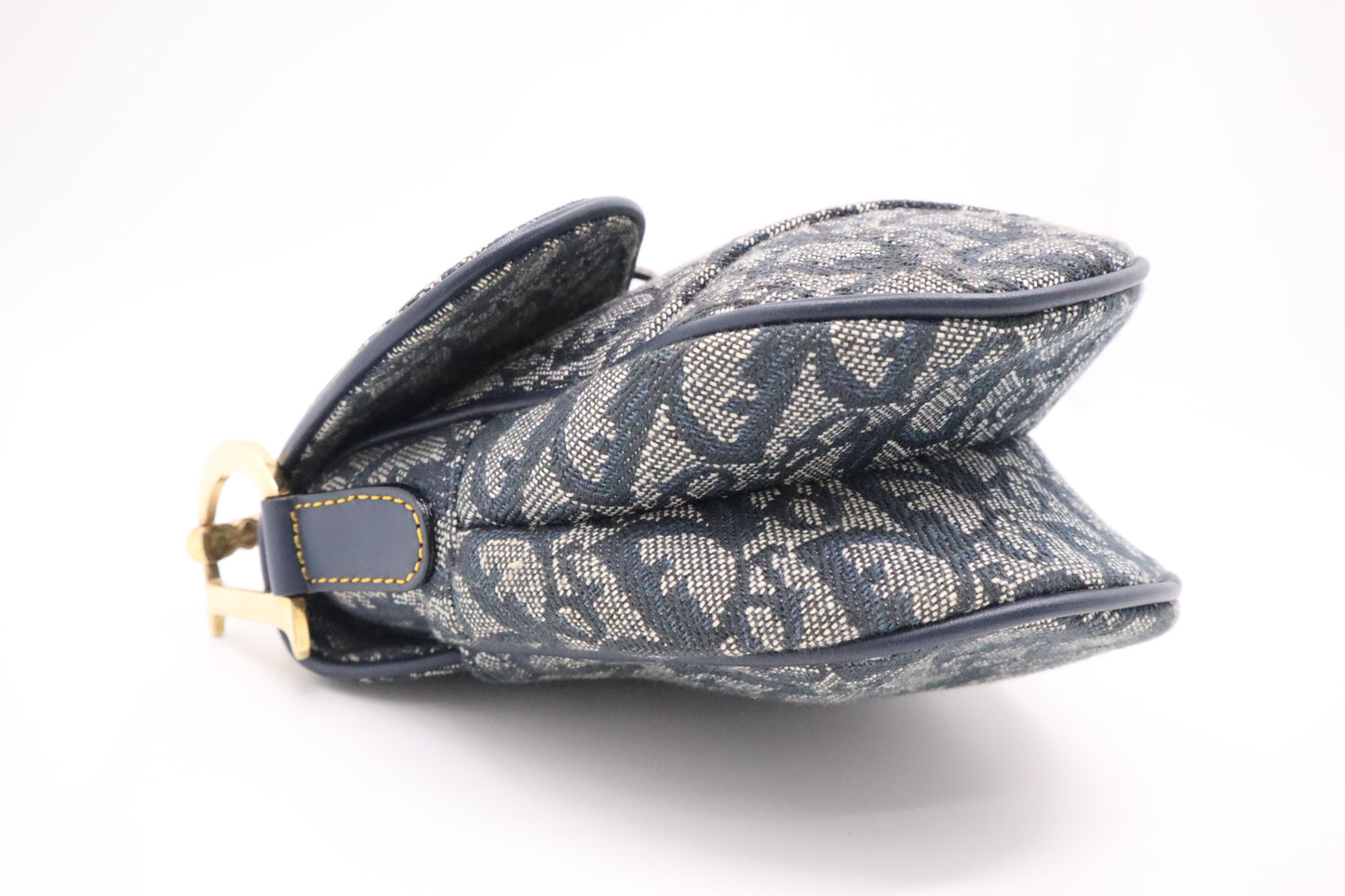Dior Saddle in Blue Dior Oblique Jacquard