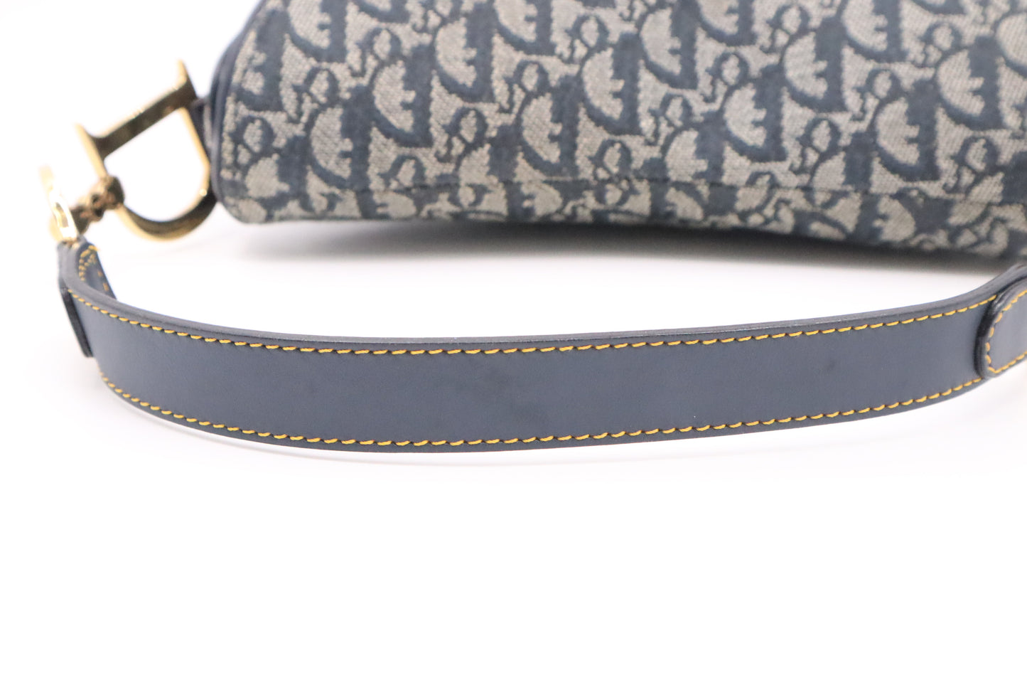 Dior Saddle in Blue Dior Oblique Jacquard