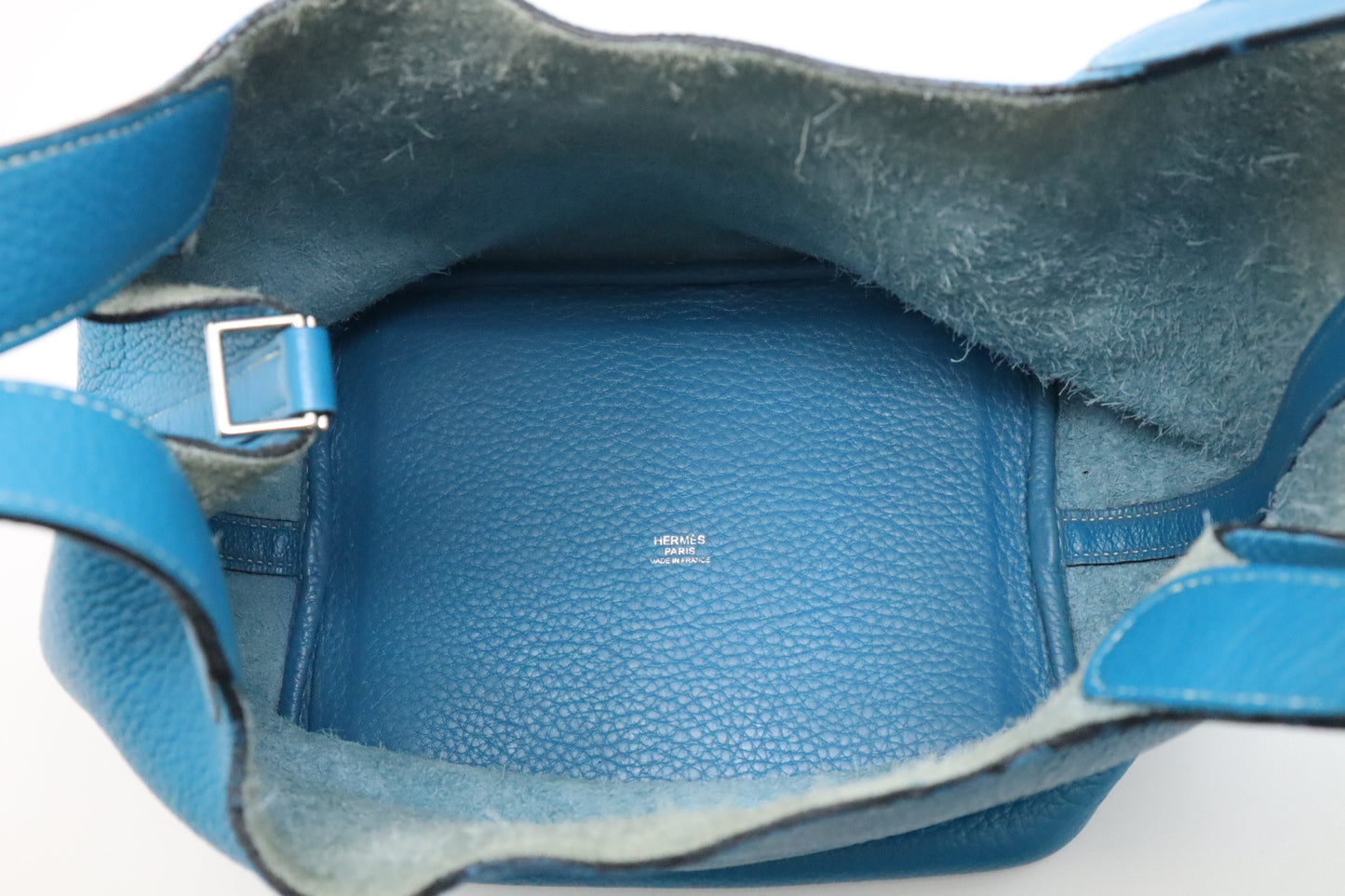 Hermes Picotin 22 in Blue Clemence Leather