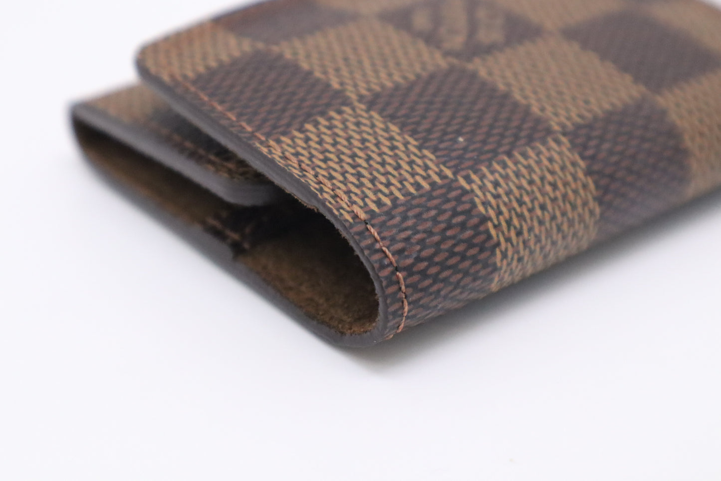 Louis Vuitton Cuff Links Case in Damier Ebene Canvas