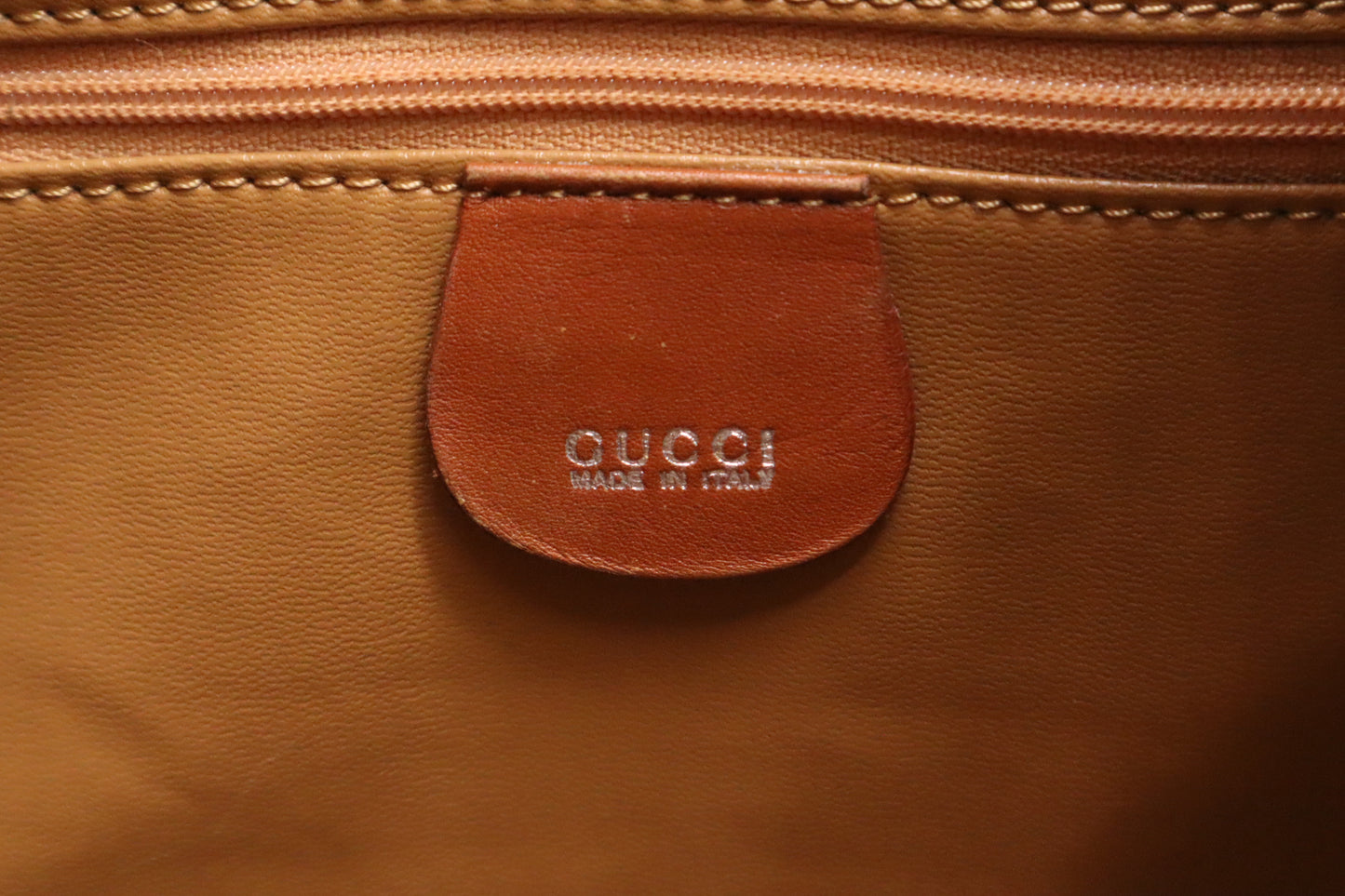 Gucci Bucket Backpack in Brown Leather