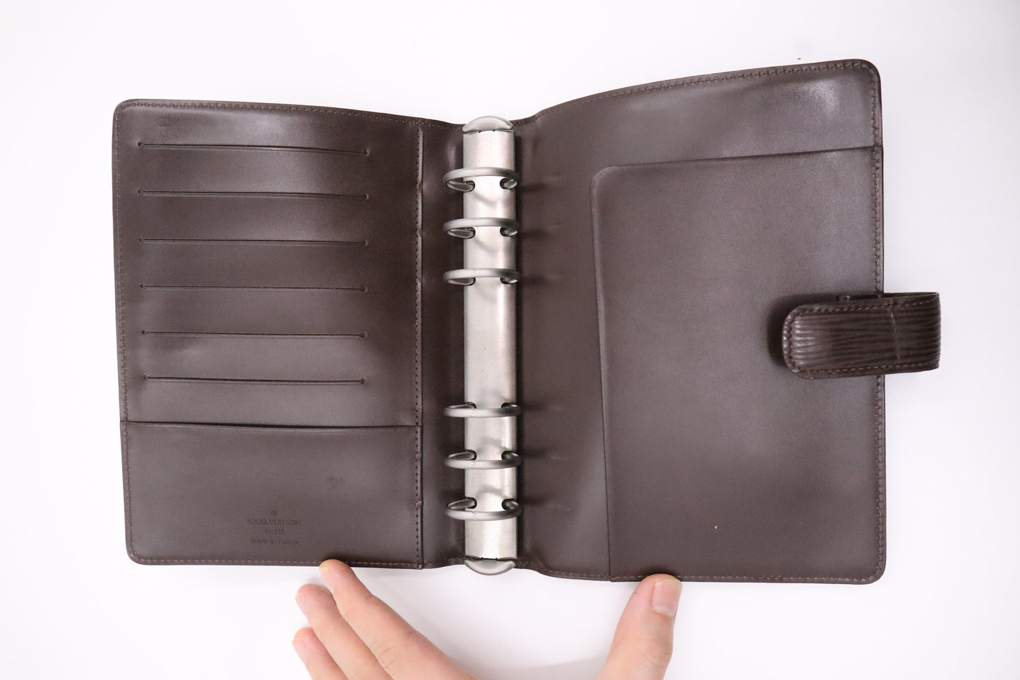 Louis Vuitton Agenda MM in Brown Epi Leather