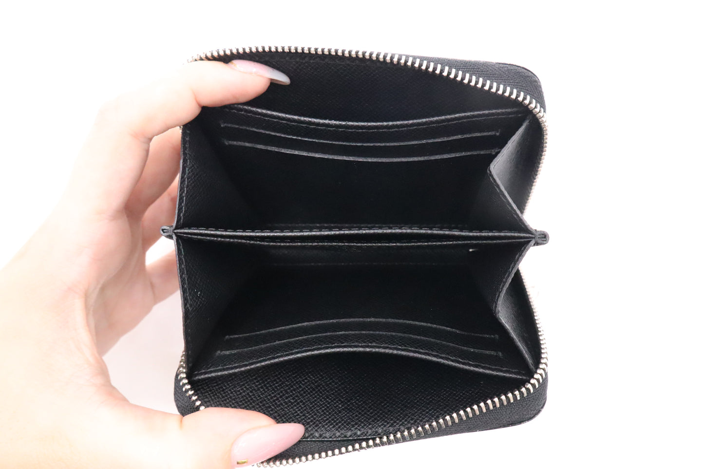 Louis Vuitton Zippy Coin Case in Black Epi Leather