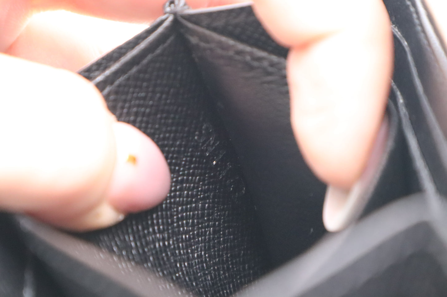 Louis Vuitton Zippy Coin Case in Black Epi Leather