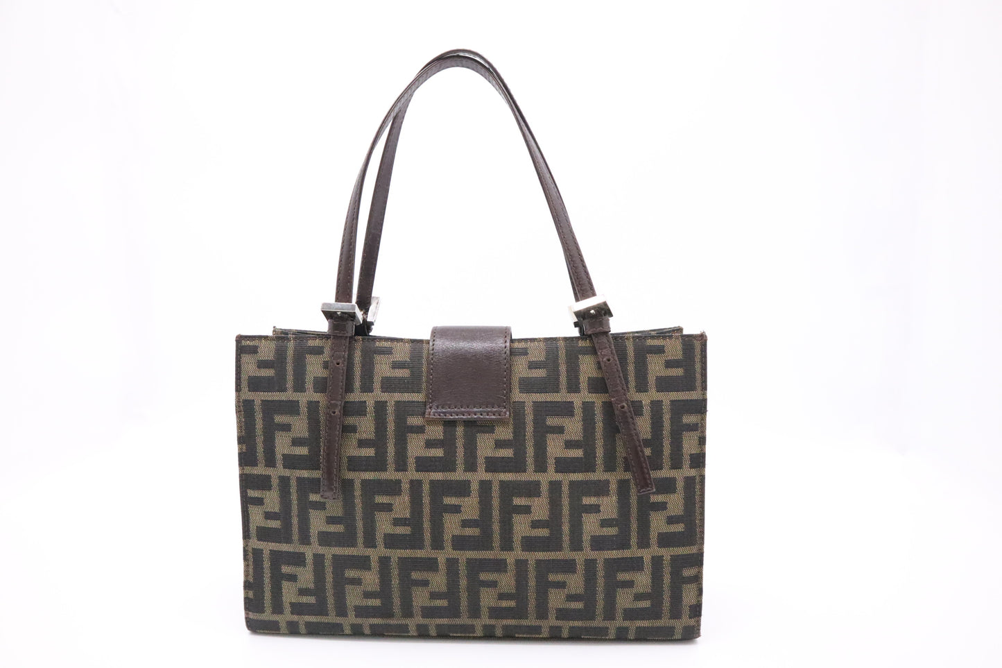 Fendi Shoulder Bag in Zucca Canvas