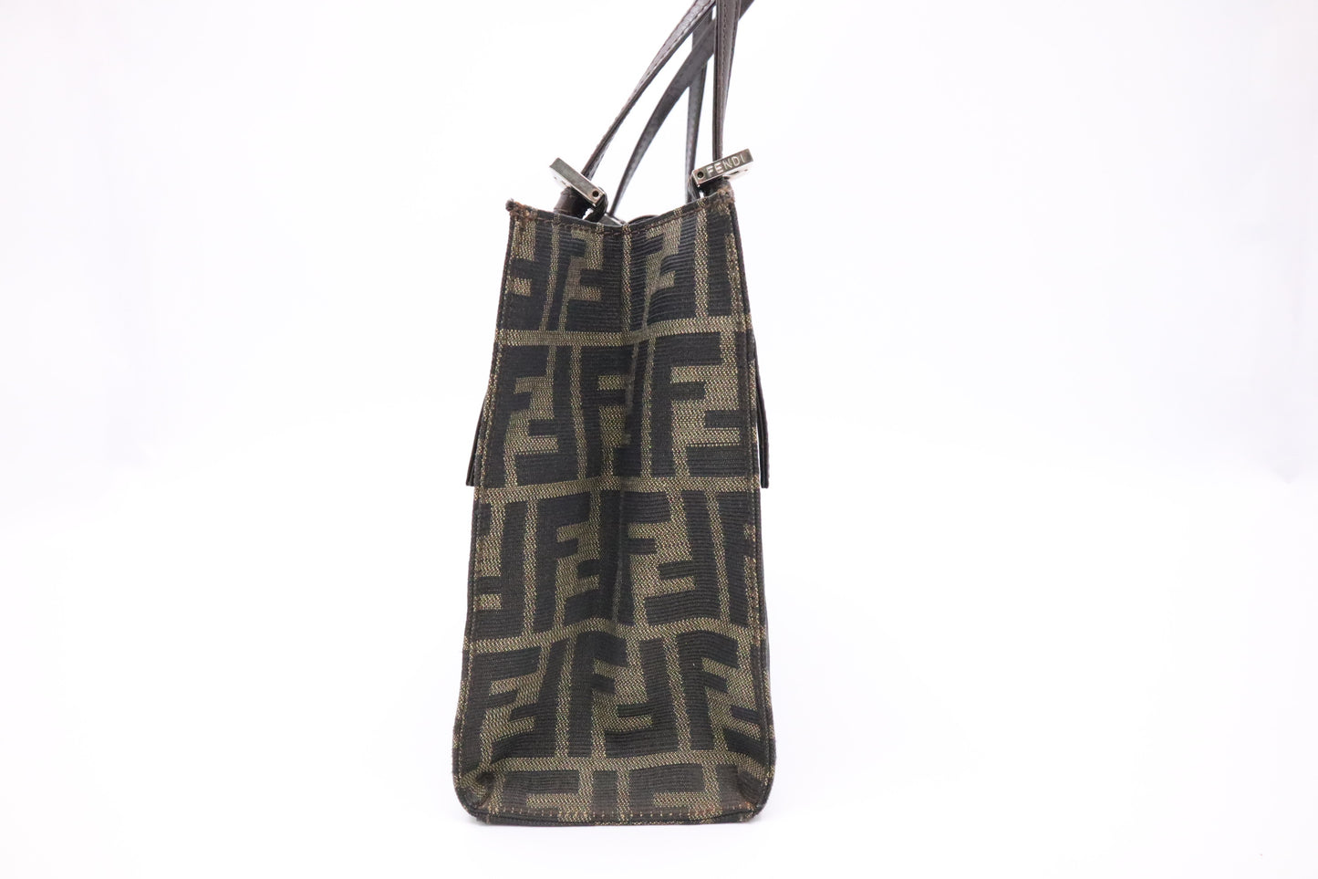 Fendi Shoulder Bag in Zucca Canvas