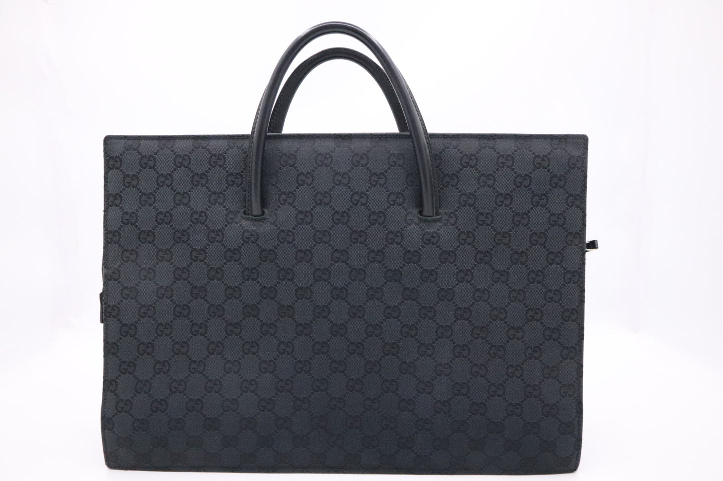 Gucci Business Bag in Black GG Canvas