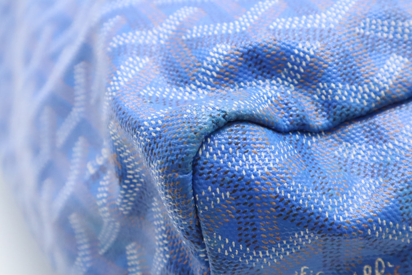Goyard Saint Louis PM in Blue Goyardine Canvas