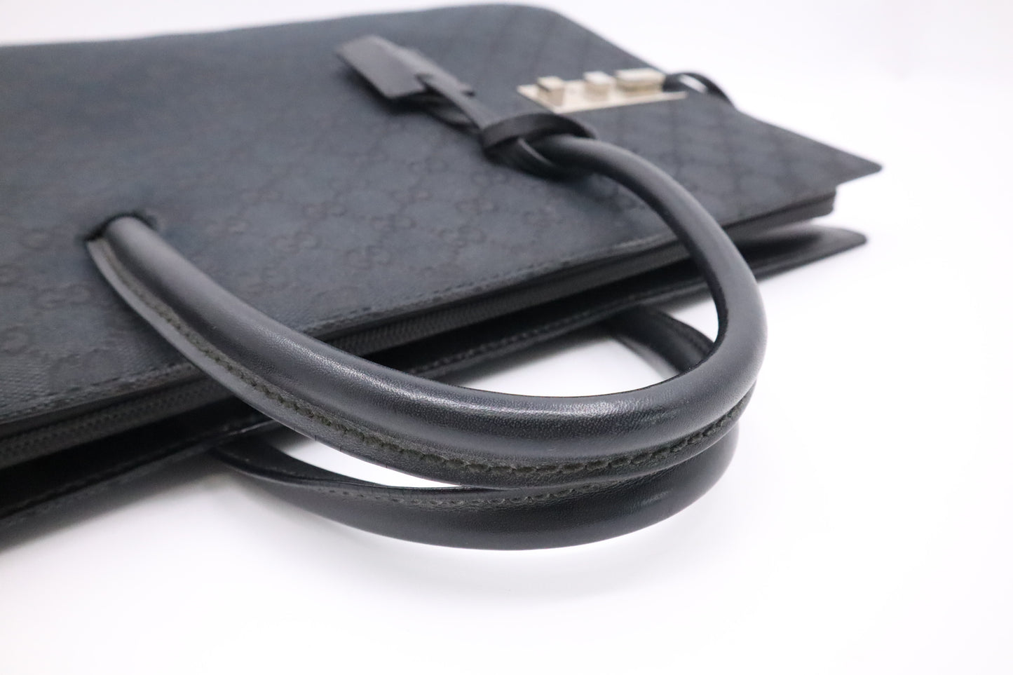 Gucci Business Bag in Black GG Canvas