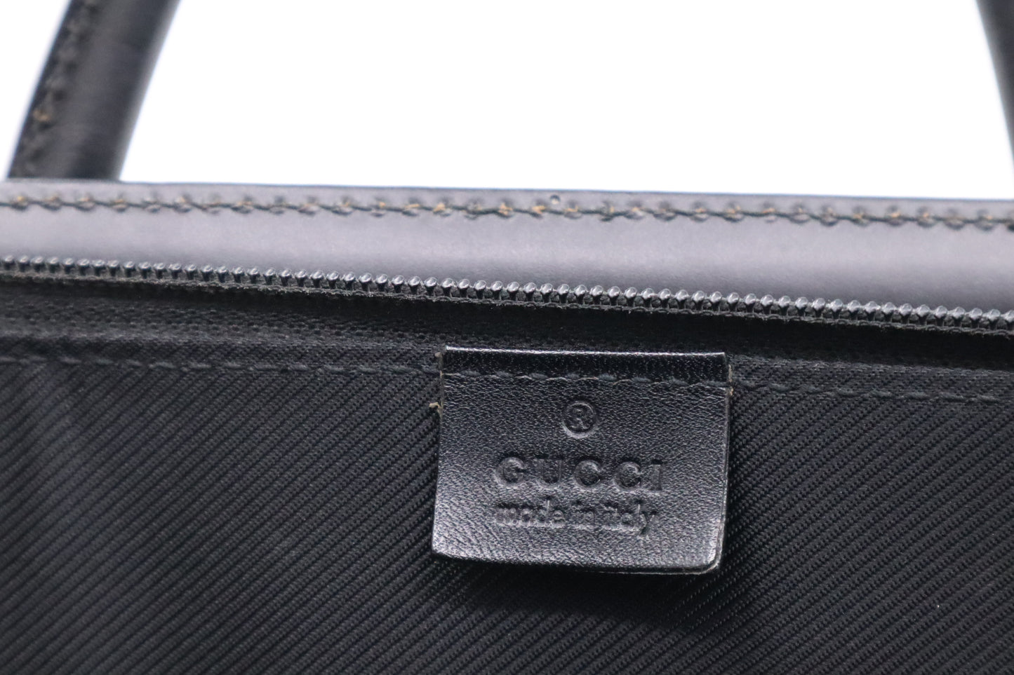 Gucci Business Bag in Black GG Canvas