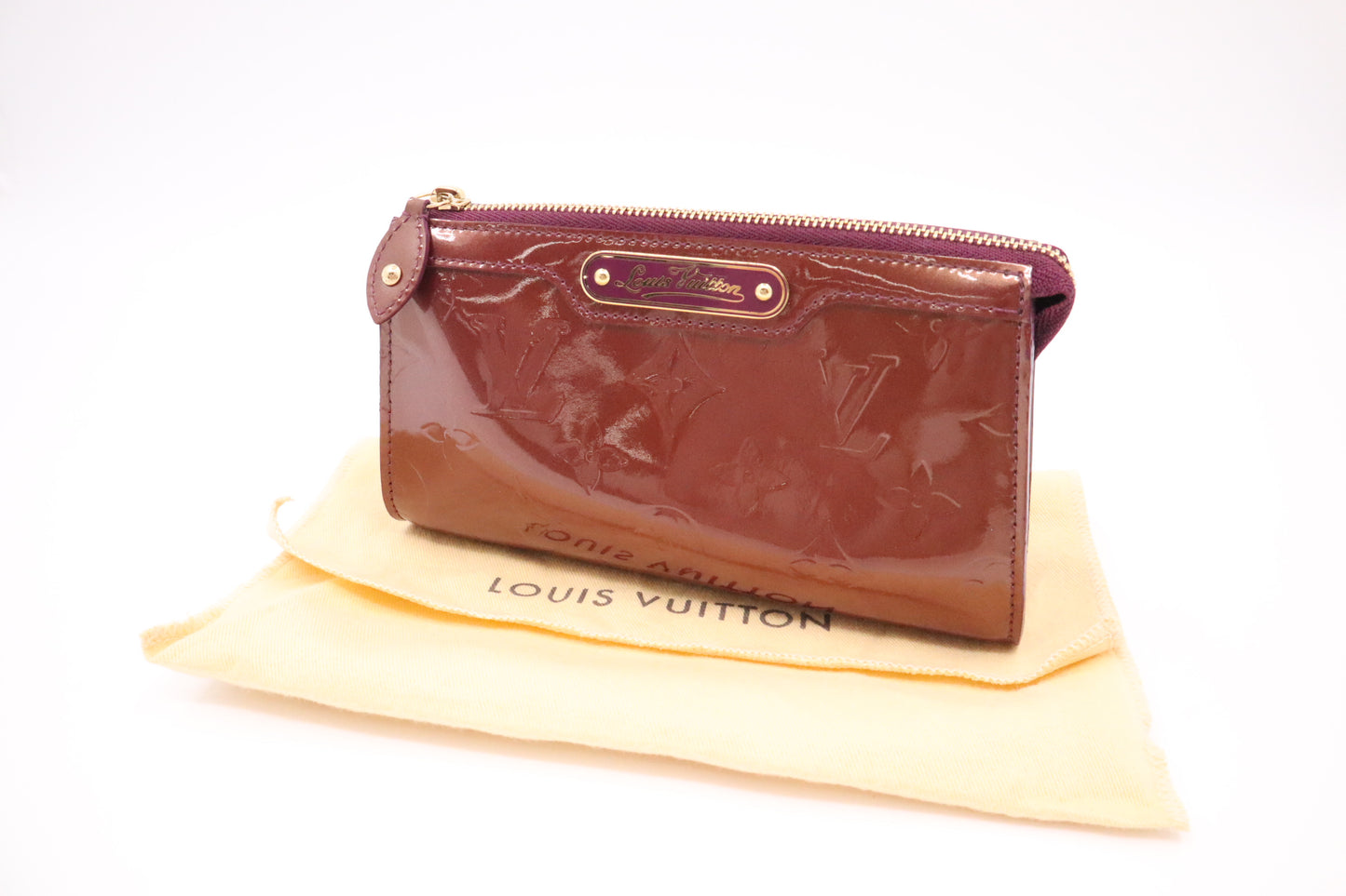 Louis Vuitton Trousse Cosmetique in Grape Vernis Leather