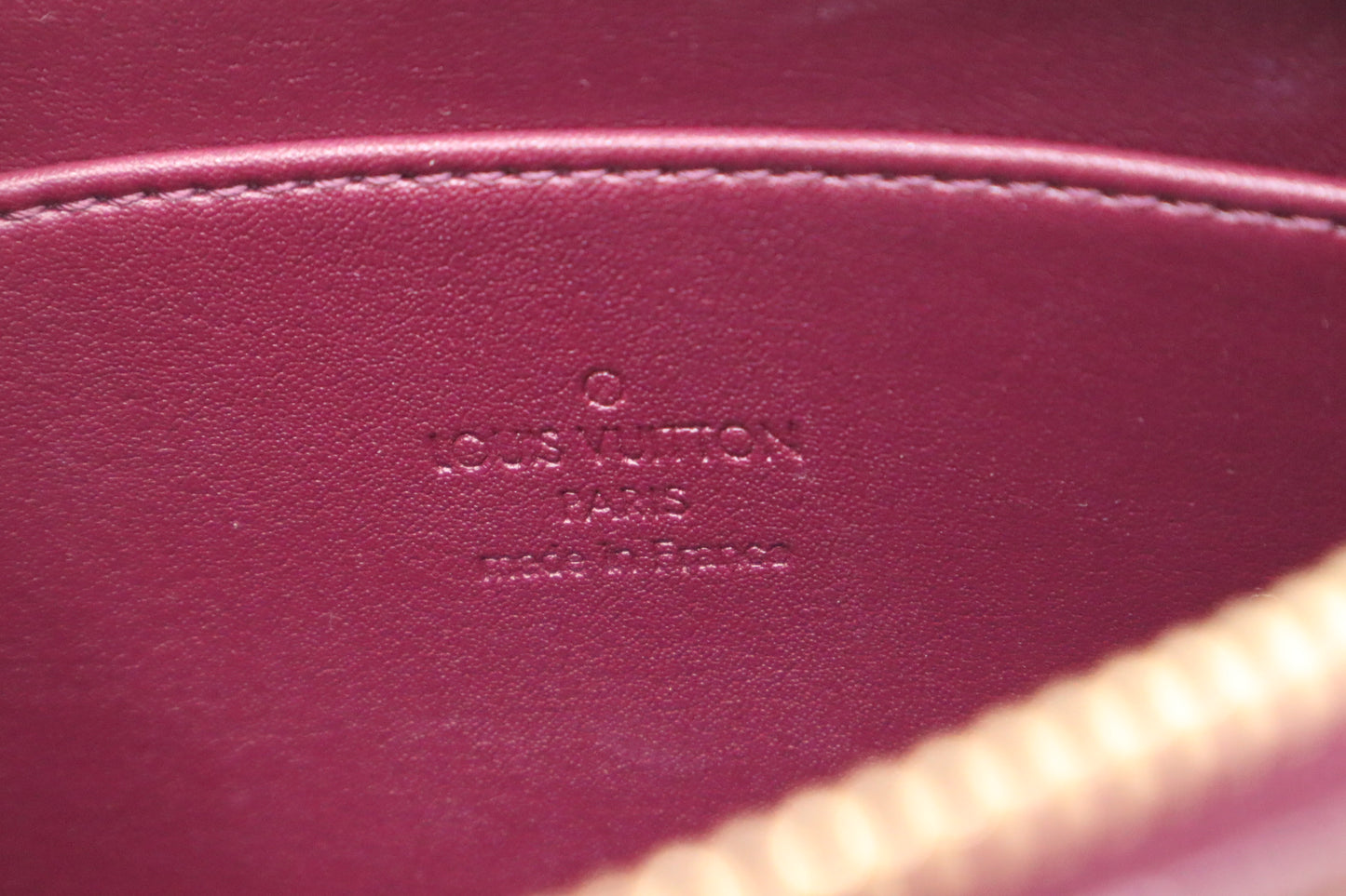 Louis Vuitton Trousse Cosmetique in Grape Vernis Leather