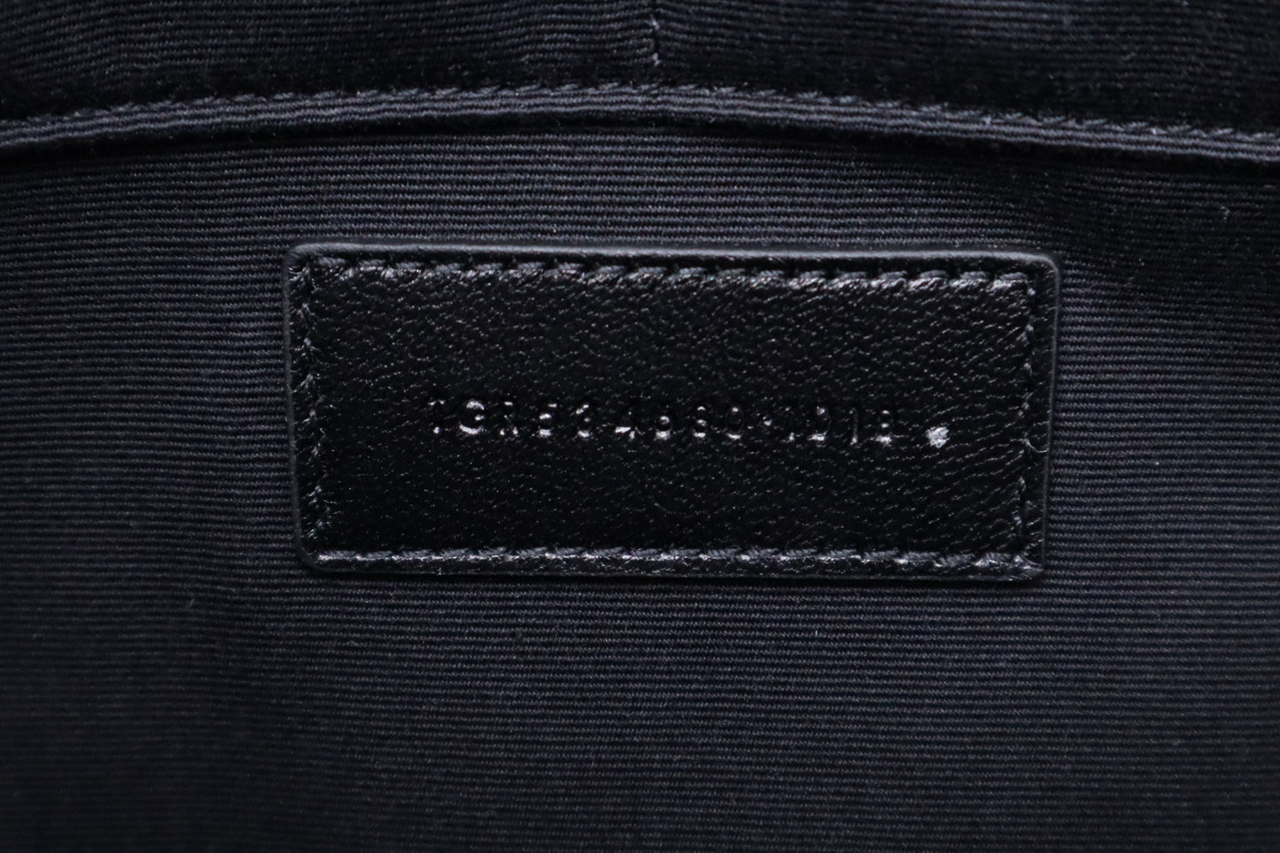 YSL Saint Laurent Clutch in Navy Blue Leather