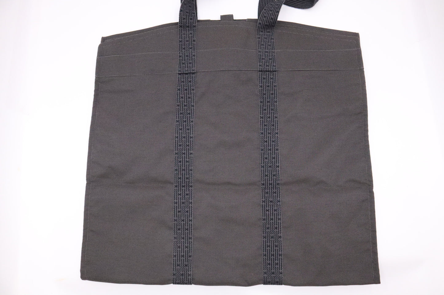 Hermès Herline Shoulder Garment Bag in Grey Canvas
