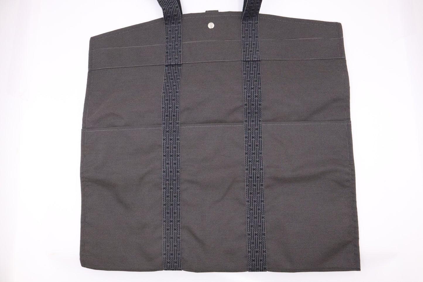 Hermès Herline Shoulder Garment Bag in Grey Canvas