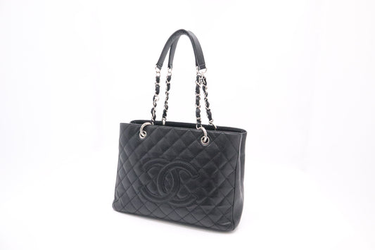 Chanel GST in Black Caviar Leather