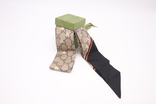 Gucci Bee Twilly in GG Silk
