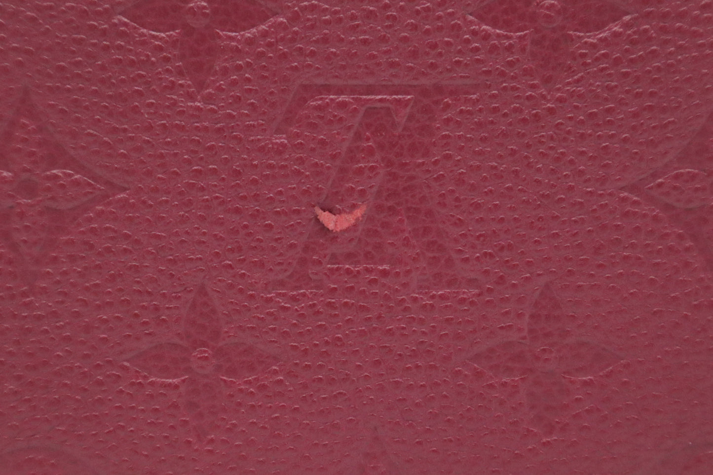 Louis Vuitton Sarah Wallet in Aurore Empreinte Leather