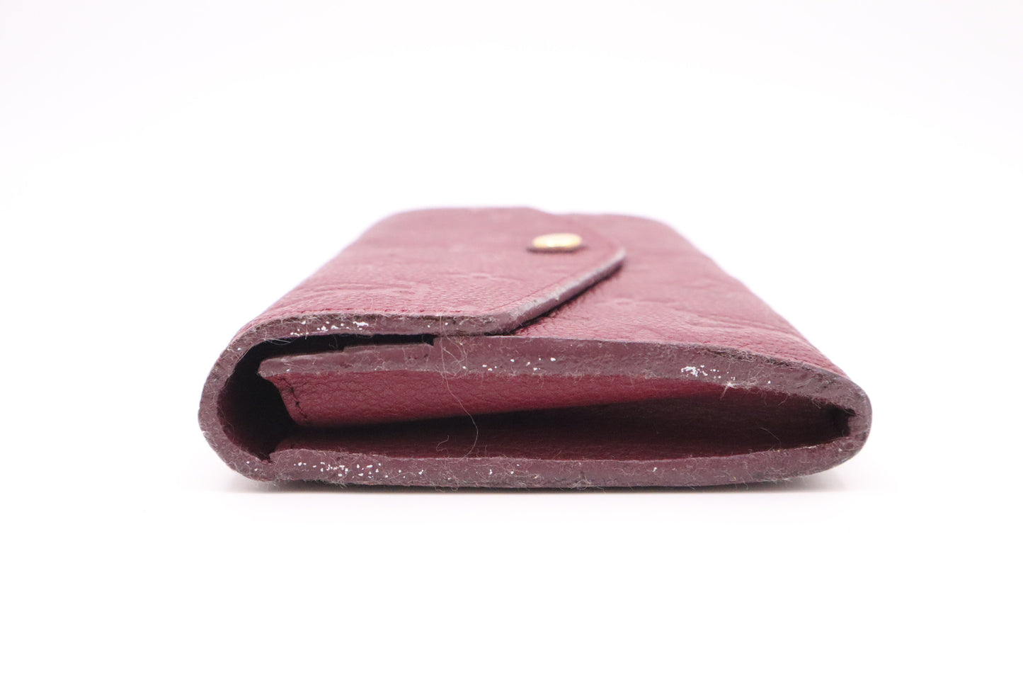 Louis Vuitton Sarah Wallet in Aurore Empreinte Leather