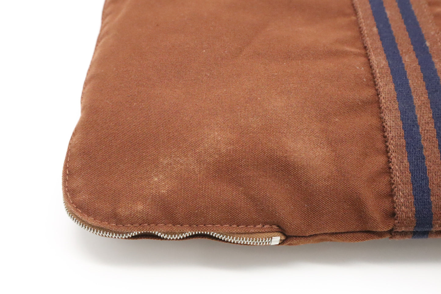 Hermes Porte-Document in Brown Canvas