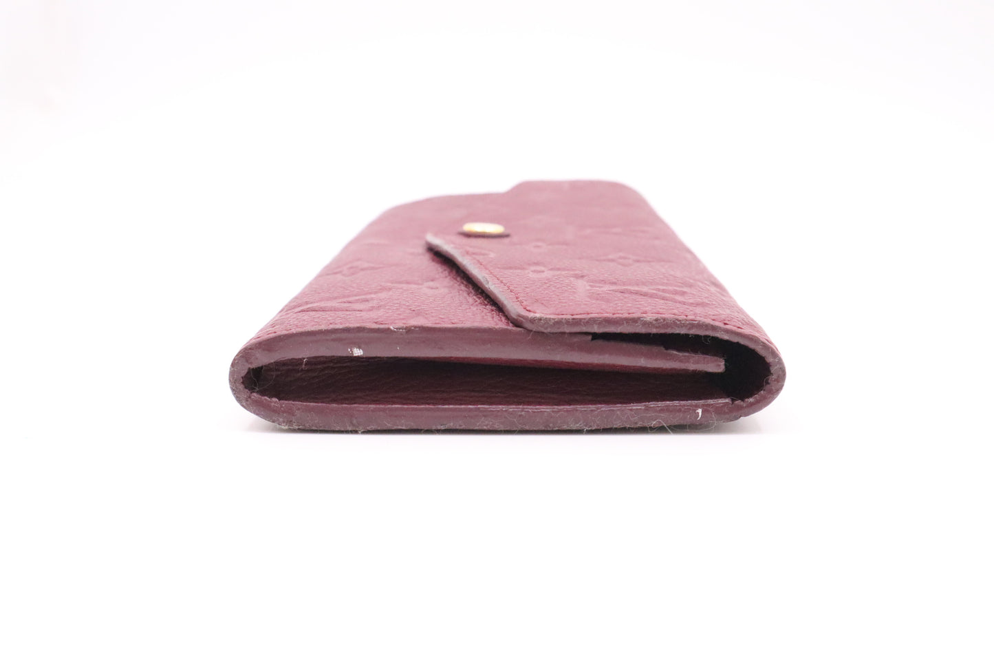 Louis Vuitton Sarah Wallet in Aurore Empreinte Leather