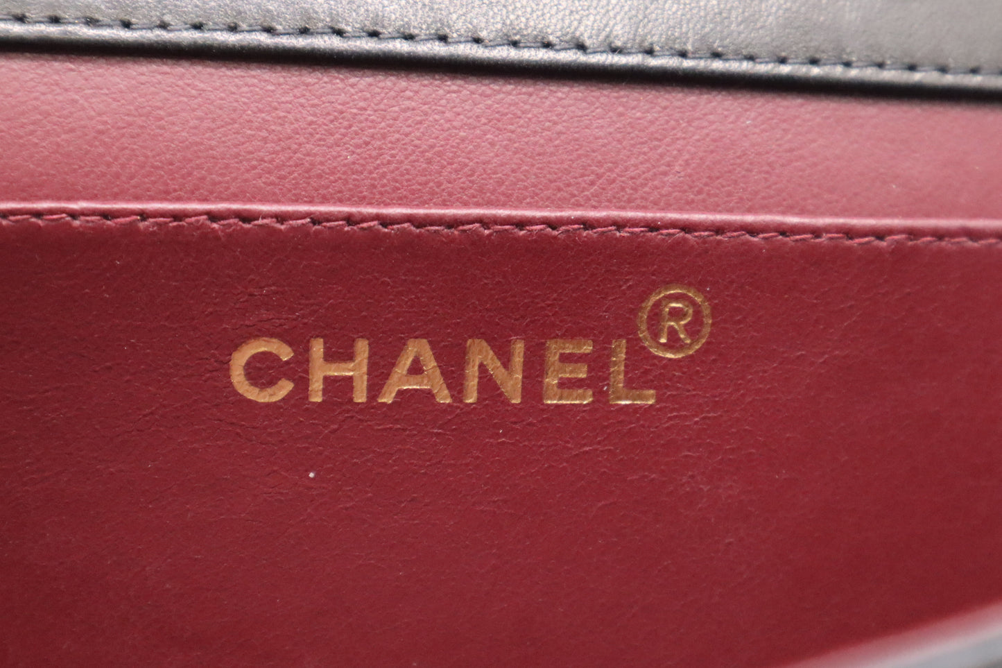 Chanel Mini Full Flap in Black Mattelassé Leather