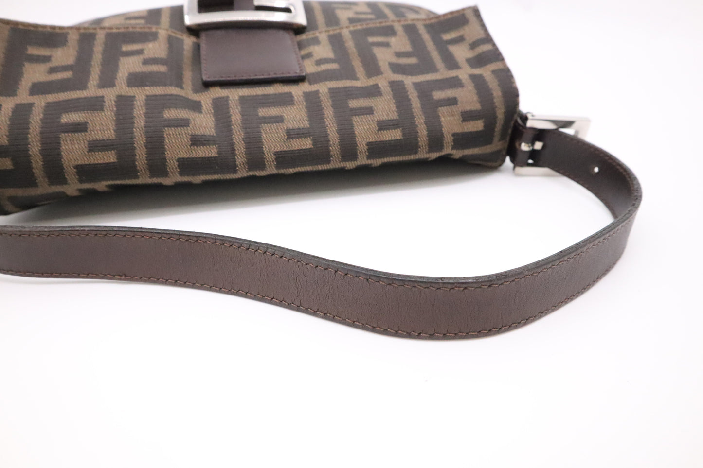 Fendi Baguette in Zucca Canvas