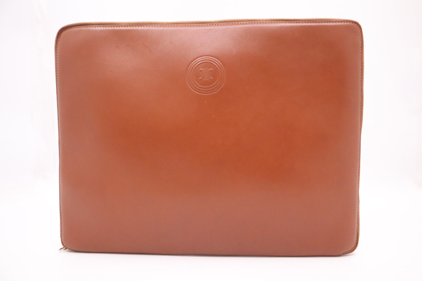 Celine Document Case in Brown Leather