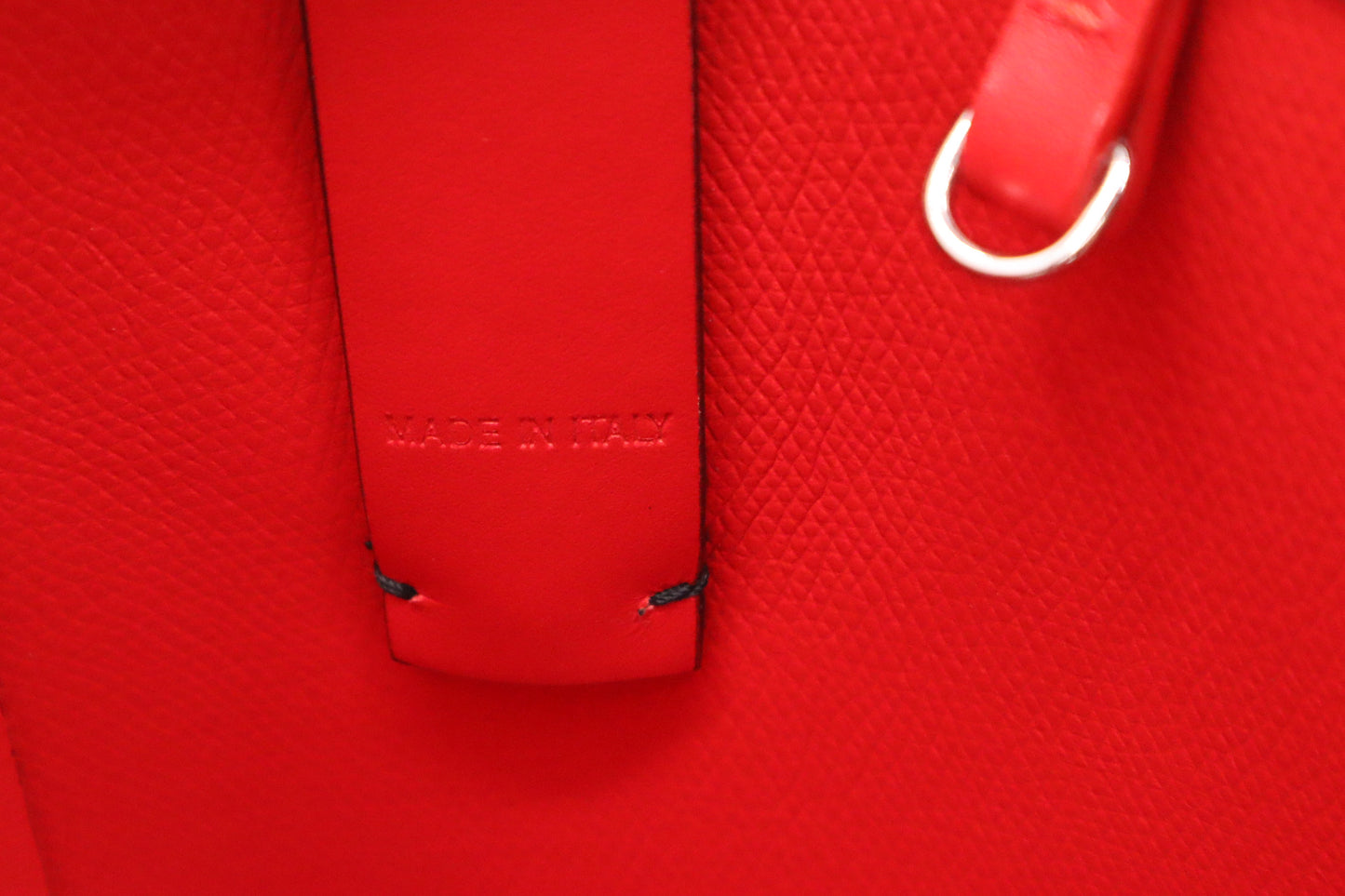 Louboutin Cabata in Red Discolaser Patent Leather