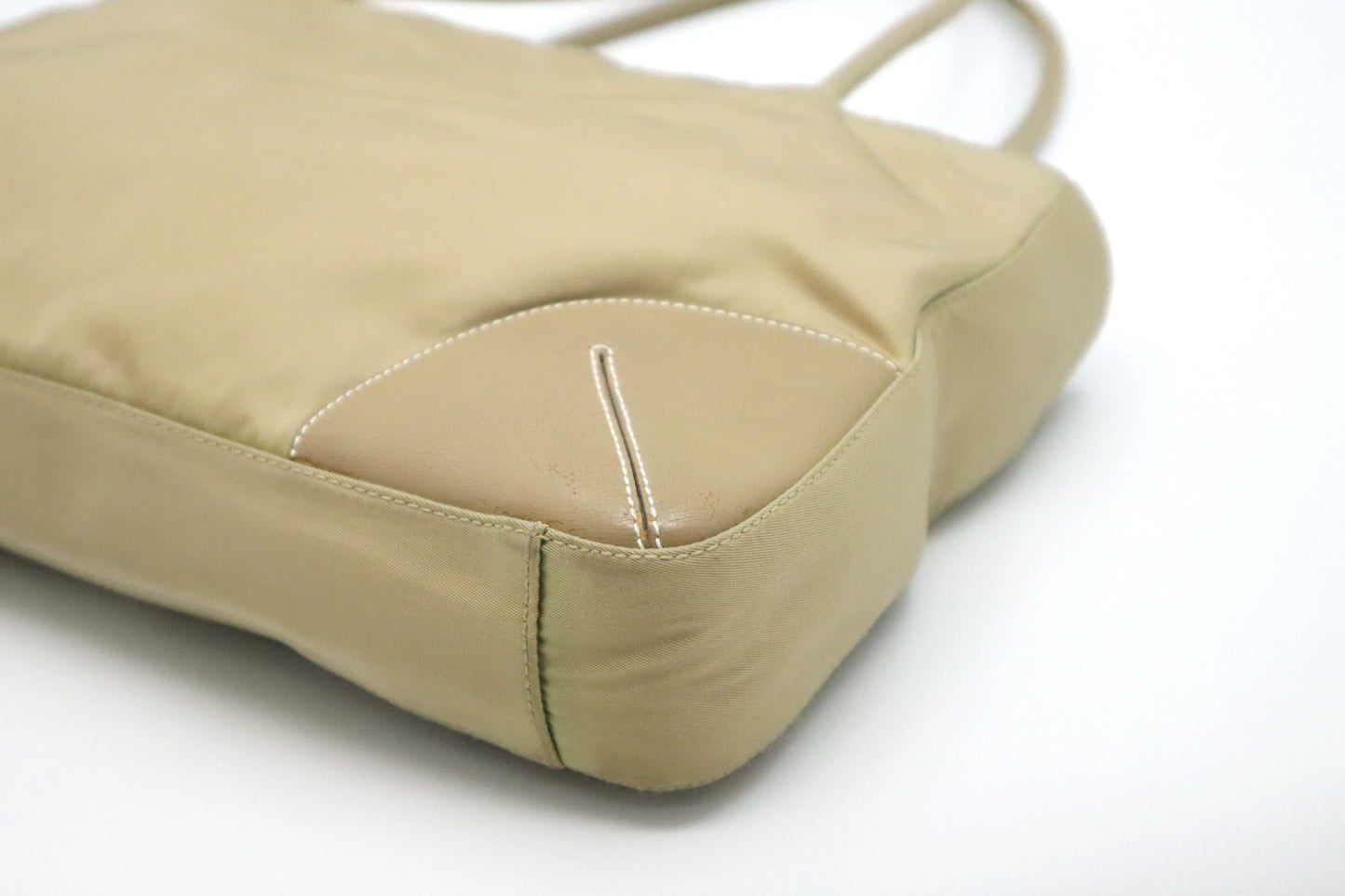 Prada Handbag in Gold Nylon