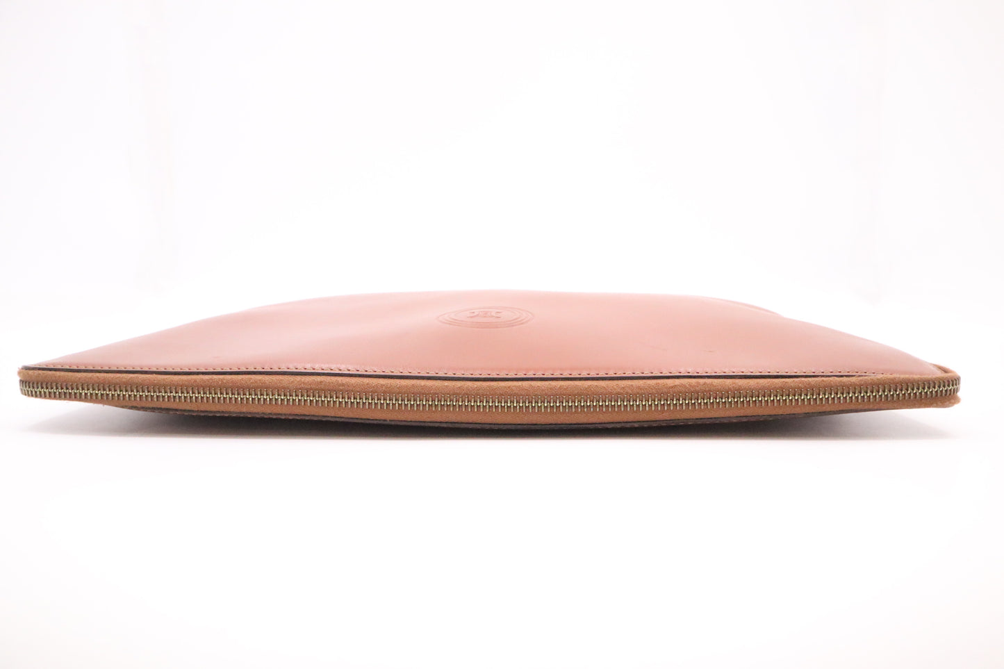 Celine Document Case in Brown Leather