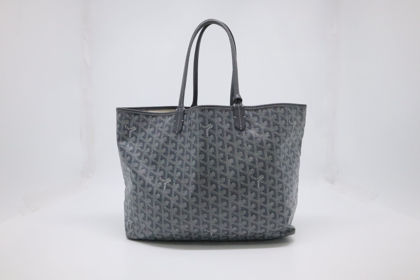 Goyard Saint Louis PM in Grey Goyardine Canvas