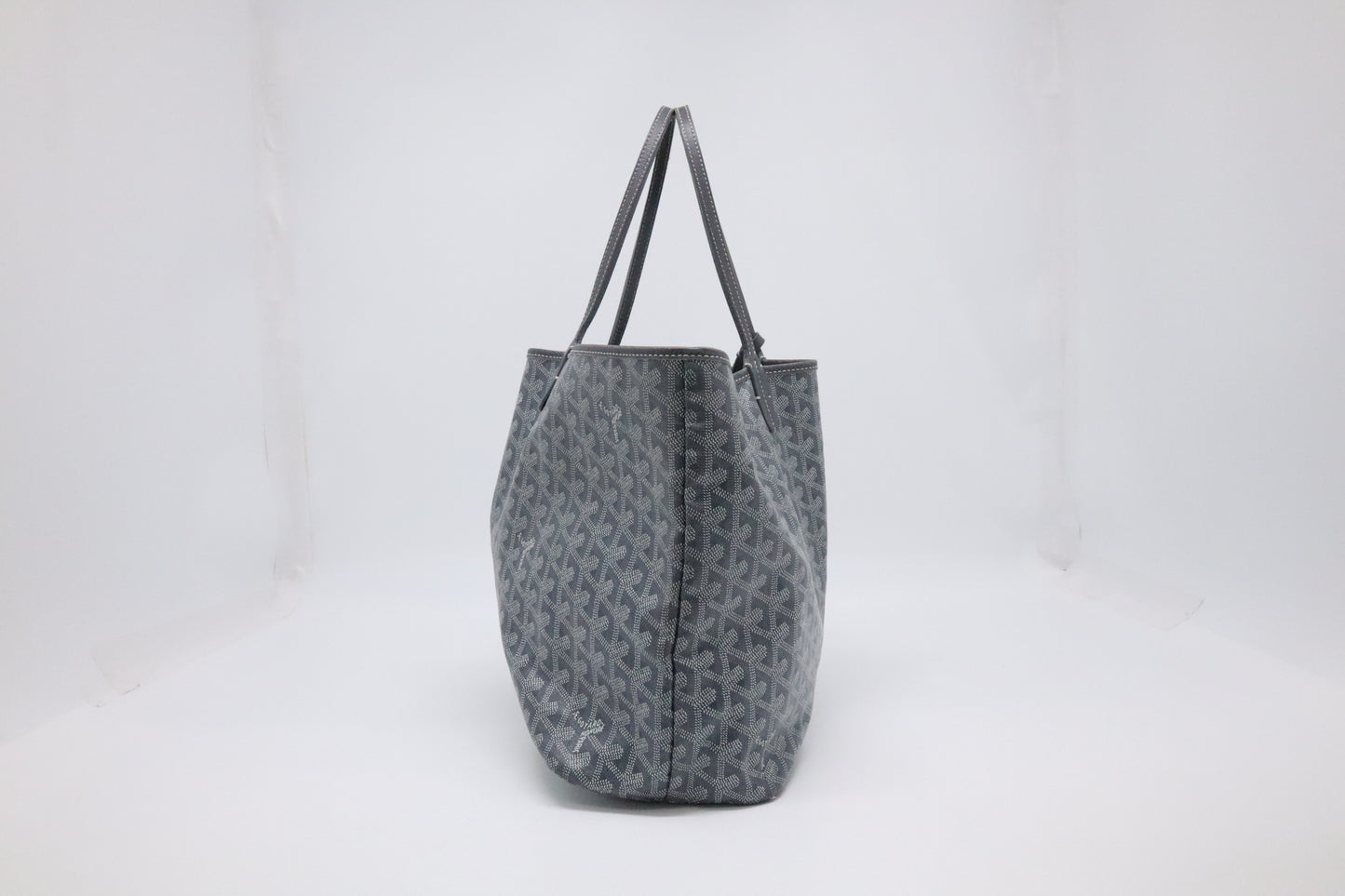 Goyard Saint Louis PM in Grey Goyardine Canvas