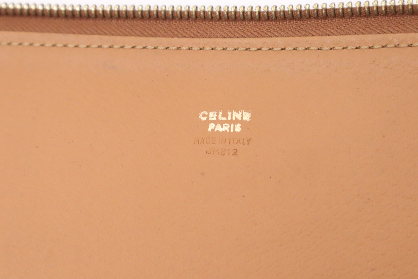 Celine Document Case in Brown Leather