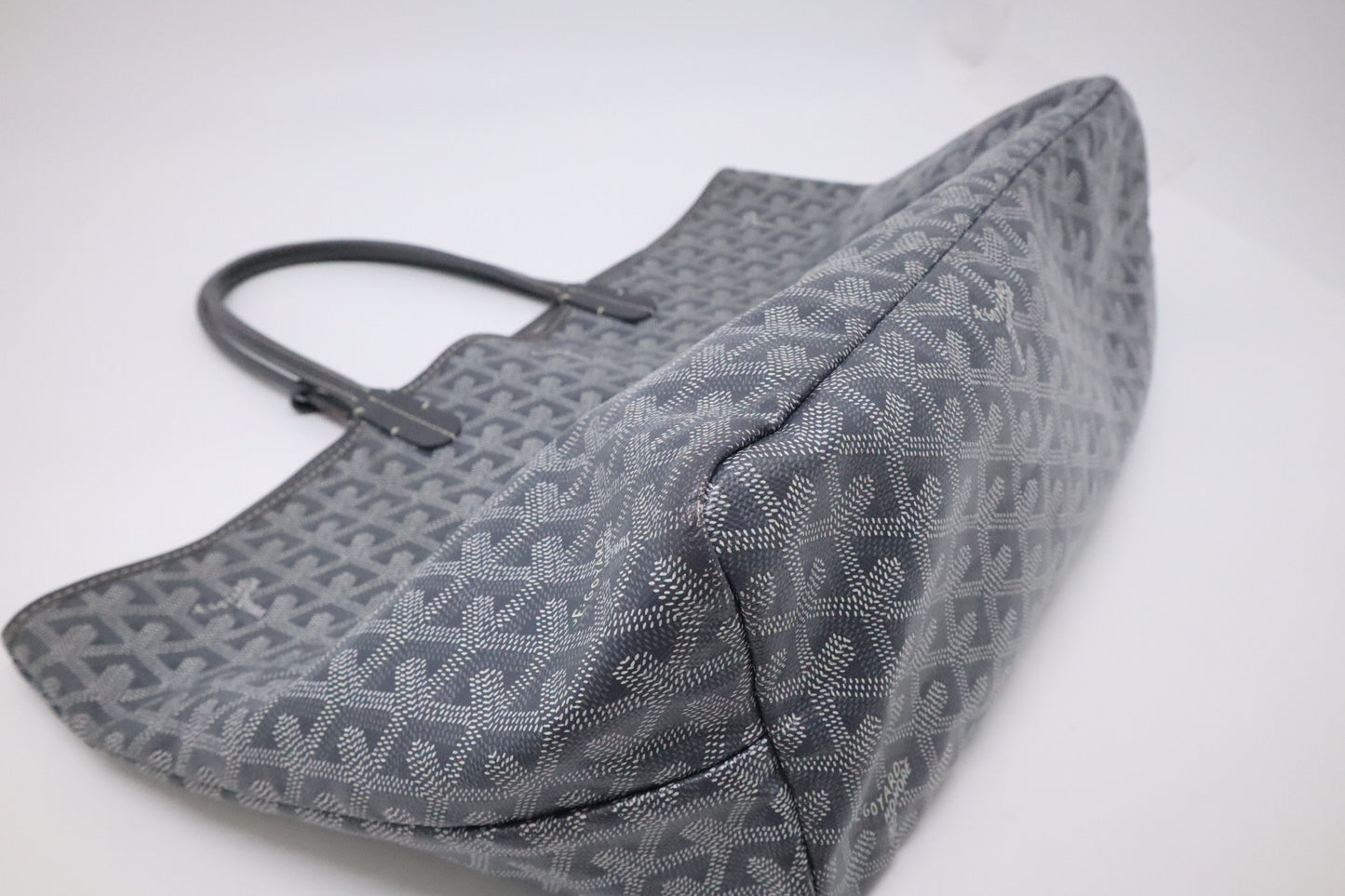 Goyard Saint Louis PM in Grey Goyardine Canvas