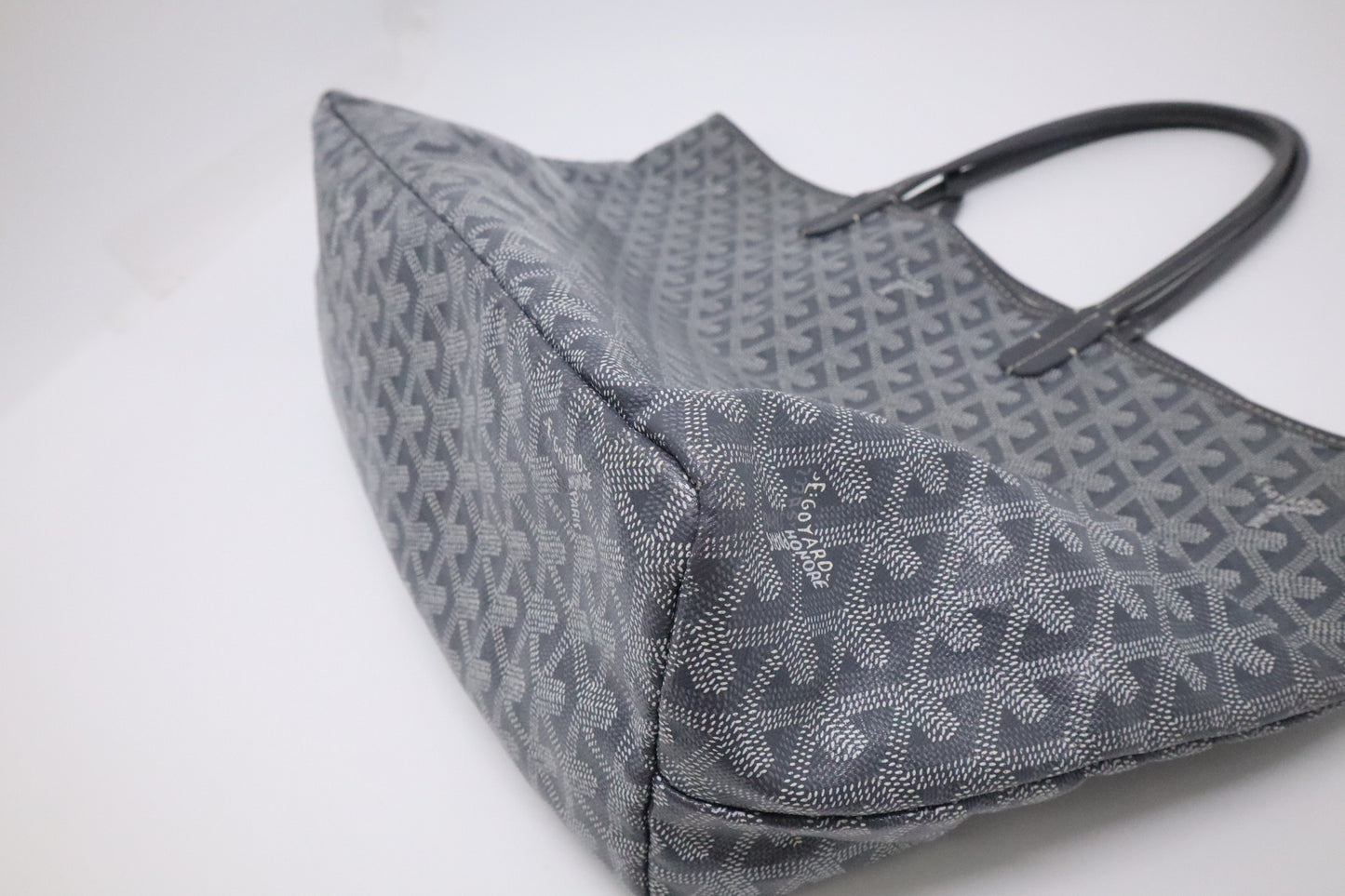 Goyard Saint Louis PM in Grey Goyardine Canvas
