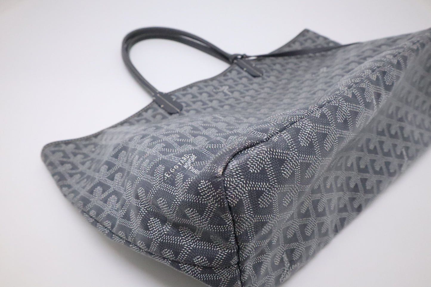 Goyard Saint Louis PM in Grey Goyardine Canvas