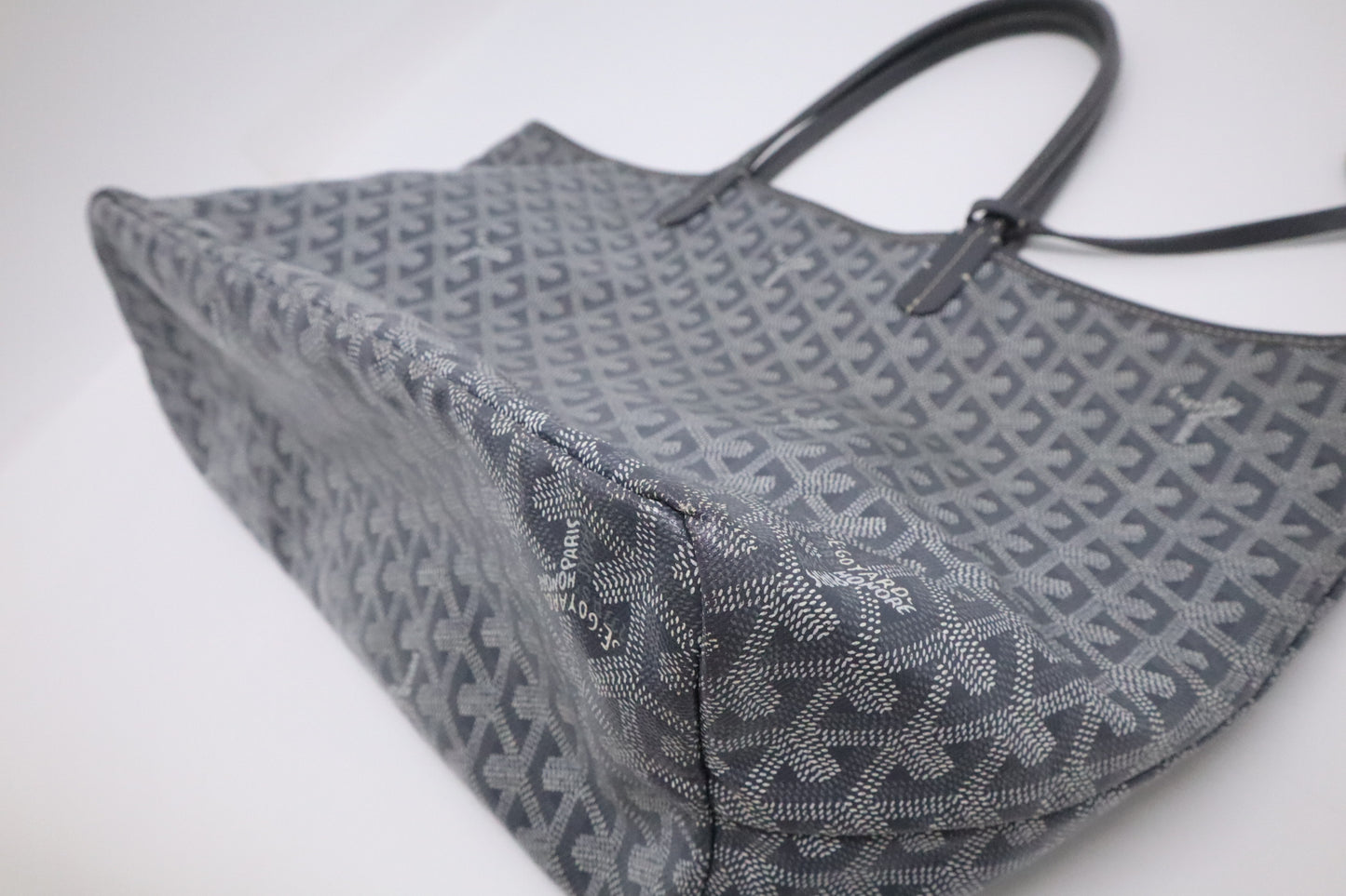 Goyard Saint Louis PM in Grey Goyardine Canvas