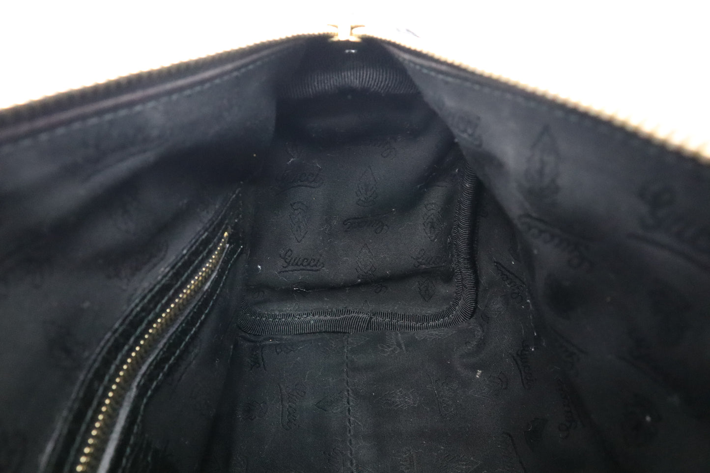 Gucci Boston Bag Mini in Black Harako Leather