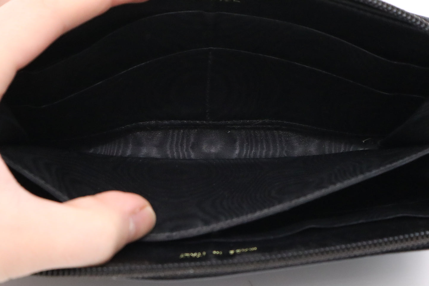 Chanel Long Zippy Wallet in Black Caviar Leather
