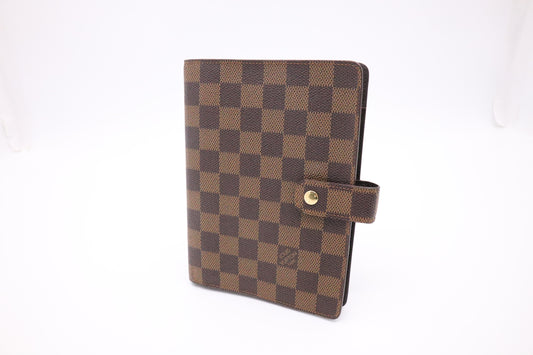 Louis Vuitton Agenda MM in Damier Ebene Canvas