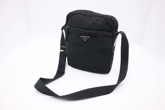 Prada Crossbody in Black Nylon