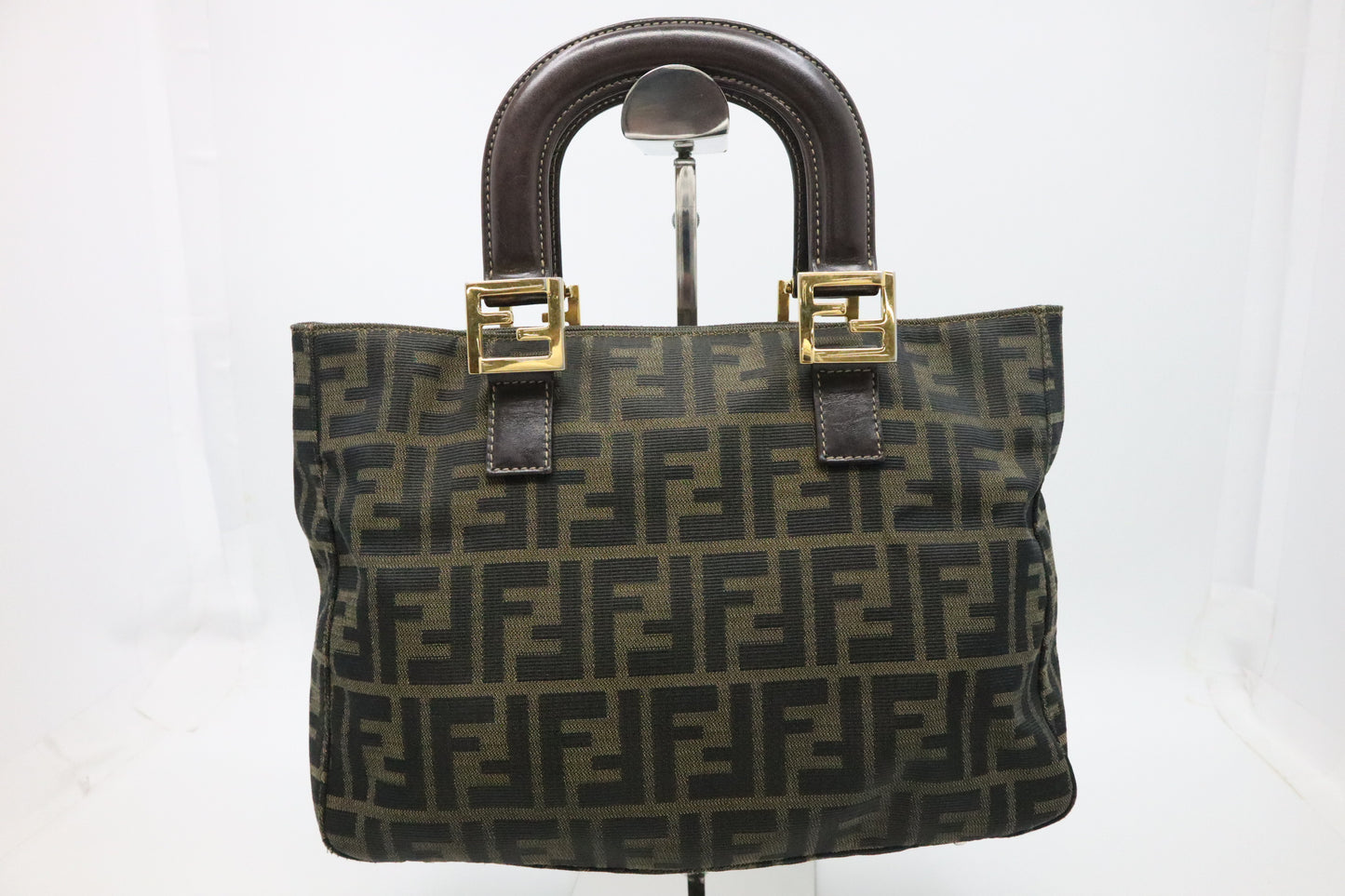 Fendi Handbag in Zucca Canvas