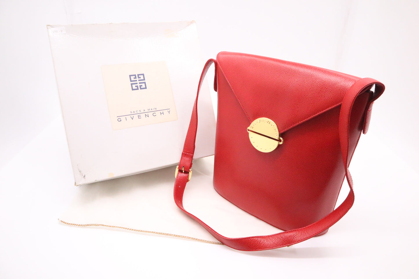 Givenchy Shoulder Bag in Red Leather